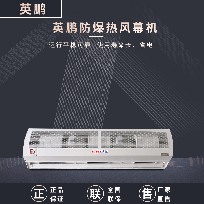 咸阳防爆风幕机电加热化工防爆风幕机、工业自然风防爆风幕机BFM-20YP