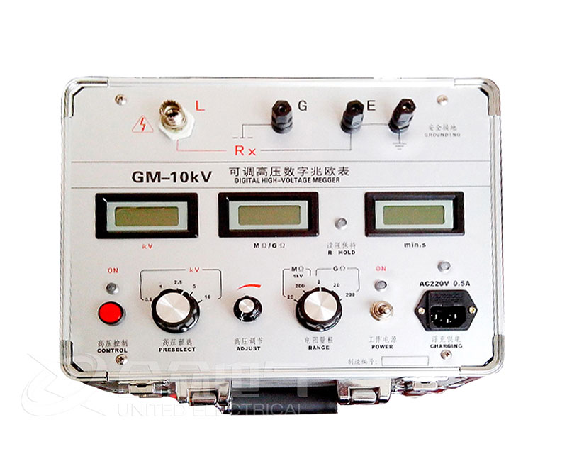 数字兆欧表测试操作方法及注意