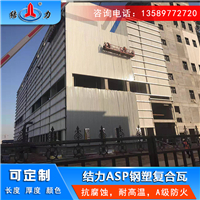 psp耐腐铁板 吉林通化钢塑复合瓦 ASP覆膜彩钢瓦抗冰雹