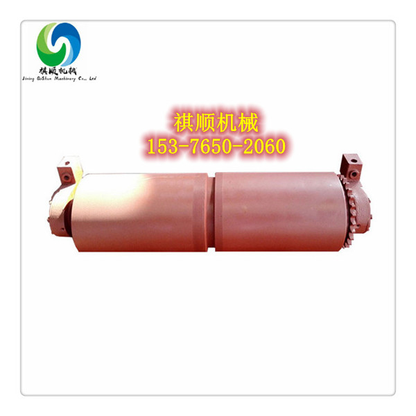 320*900给煤机包胶滚筒 驱动滚筒含轴承座