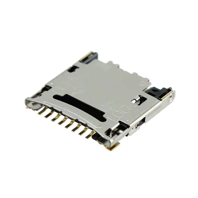 DM3CS-SF插座microSD卡黑色翻盖连接器