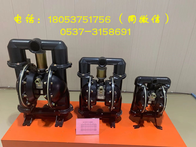 BGQ450/0.2铝合金气动隔膜泵QBY不锈钢隔膜泵