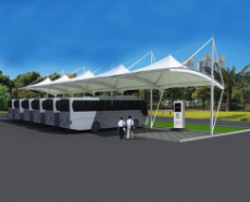 沙洋县停车棚膜结构安装 沙洋县汽车充电桩停车棚膜结构生产