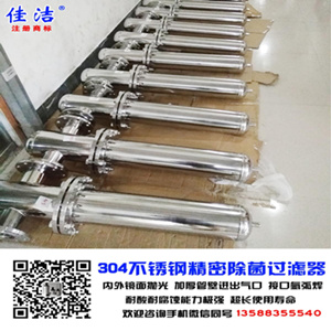 厂家直供除菌过滤器不锈钢蒸汽过滤器
