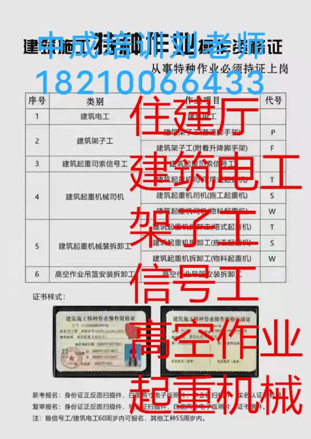 内蒙巴彦淖尔保卫师高级企业人力资源师一级二级技师高级物业证二手车评估师报名塔吊电工
