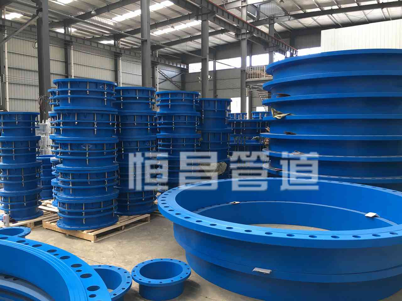 双法兰管道限位伸缩接头原厂出货
