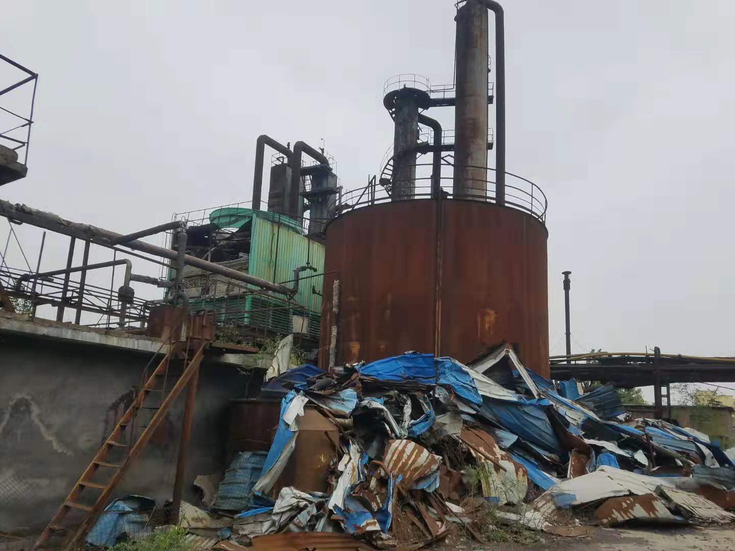 沧州化工厂设备回收公司拆除收购二手化工厂生产线物资单位