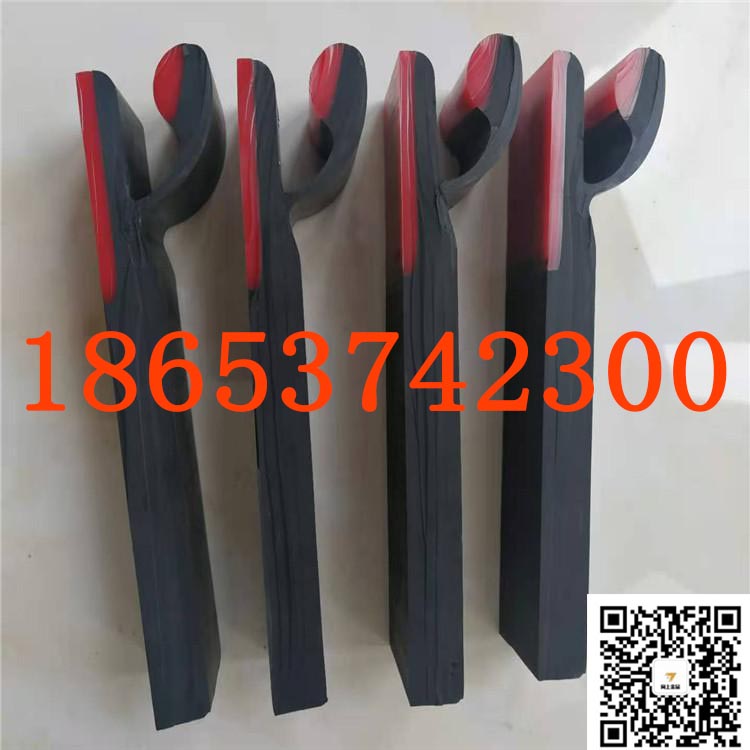 硫化成型挡煤皮子Y型180*14防溢裙板 双重防溢裙边保护