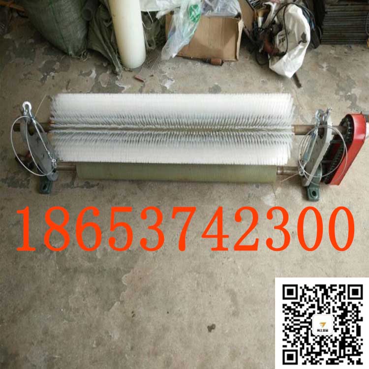加工定做被动式清扫器 白色黑色尼龙毛刷清扫器