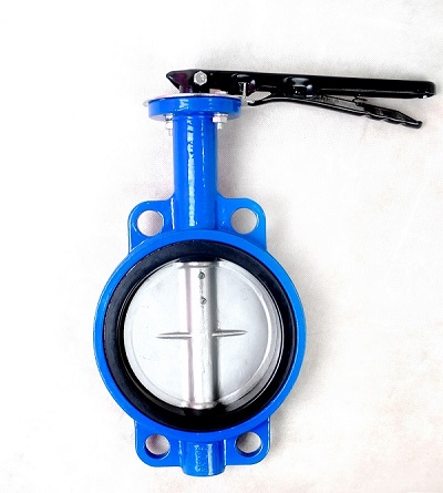 厂家直供D71X碳钢手柄中线对夹式蝶阀DN40-600现货