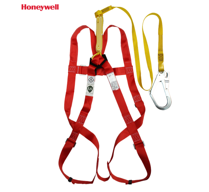 霍尼韦尔DL-C系列集成全身式安全带缓冲绳一体使用方法