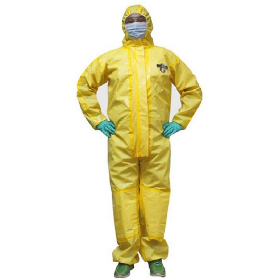 雷克兰凯麦斯1系列CT1S428防喷溅腐蚀连体连帽防护服