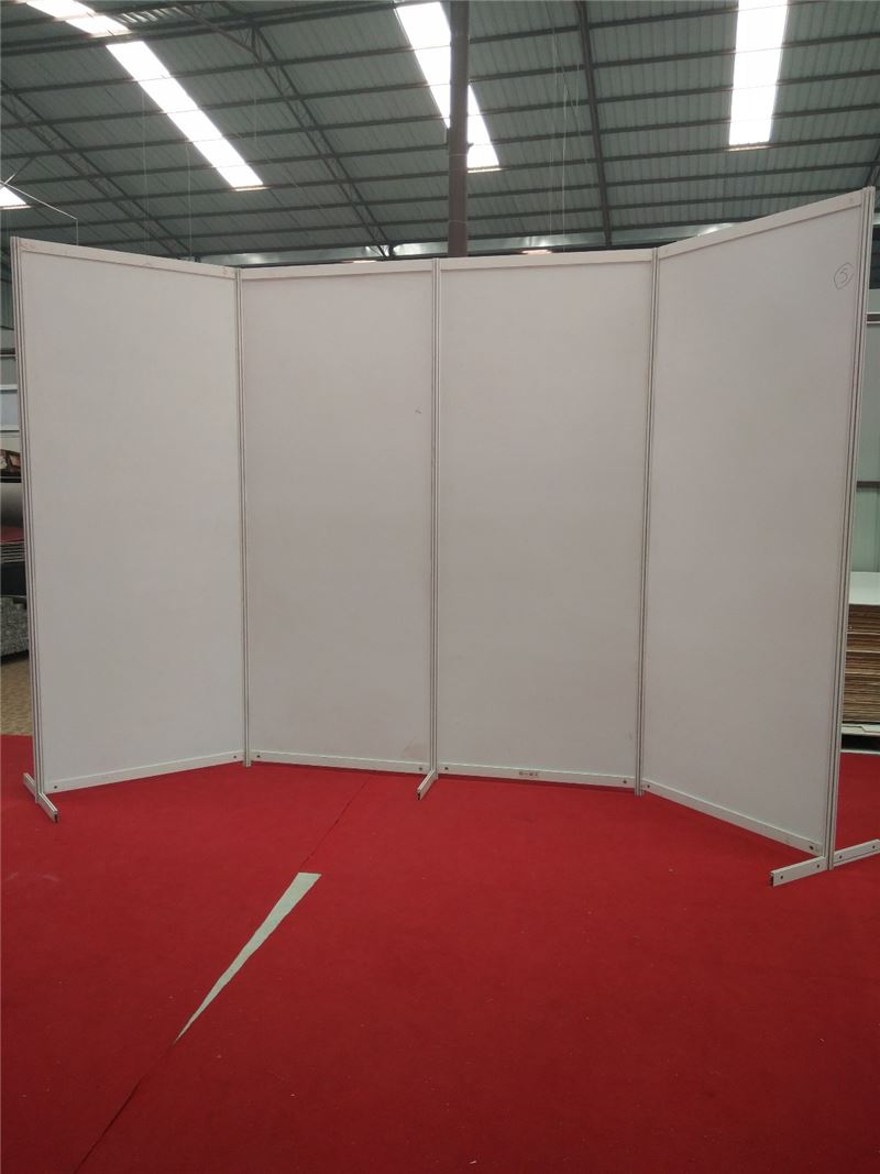 八棱柱连排展位标摊搭建安装