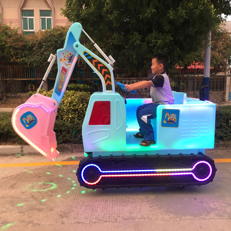 儿童游乐设备双人亲子互动充电碰碰车