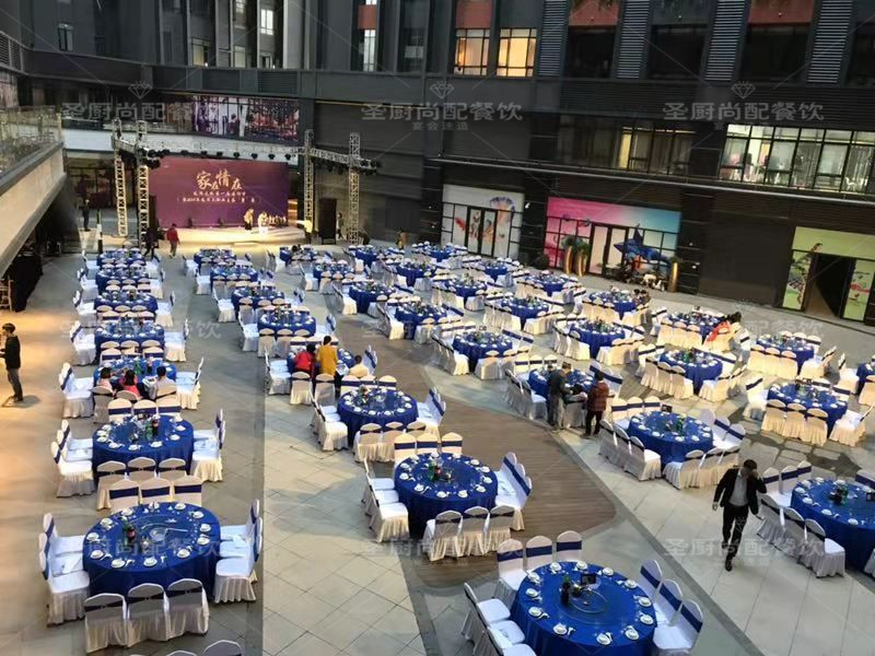 中餐圆台圆凳桌椅租赁出租全广东可出租