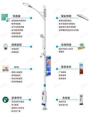 温度监测智慧灯杆的特点