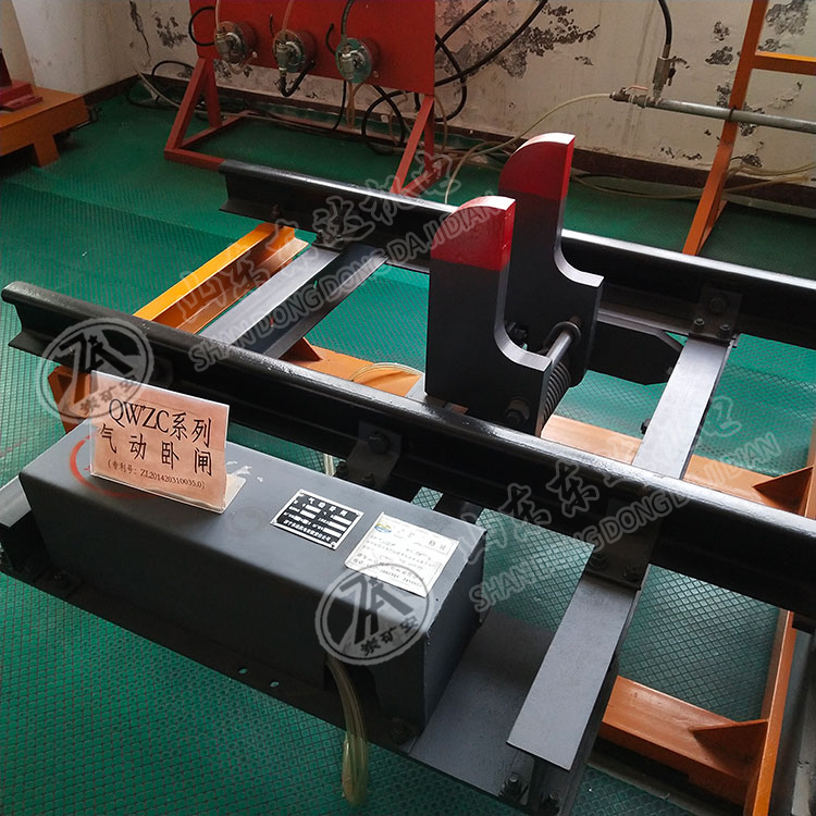 QFC气控道岔装置结构 煤矿气控道岔气缸气控箱