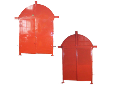 矿用1.8*2.0防火栅栏门 供货 MFHSL矿用防火栅栏门